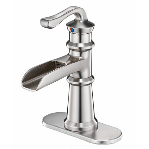 DFI Waterfall Lavatory Single Hole Bathroom Faucet & Reviews Wayfair